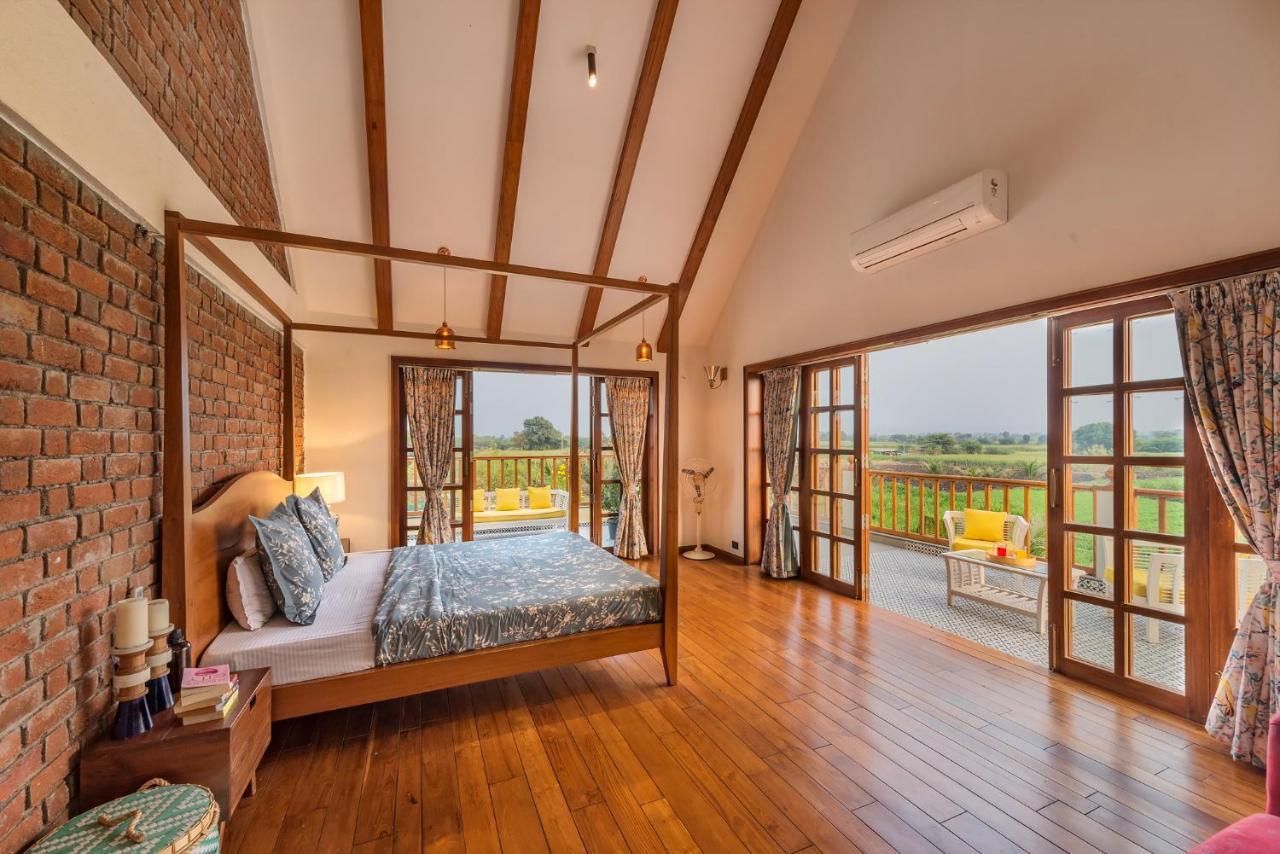 Saffronstays Happy Fields, Pune - Luxury Farmstay With Farm To Table Food 외부 사진